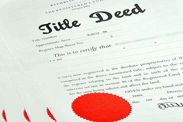 How to Apply for a Title Deed