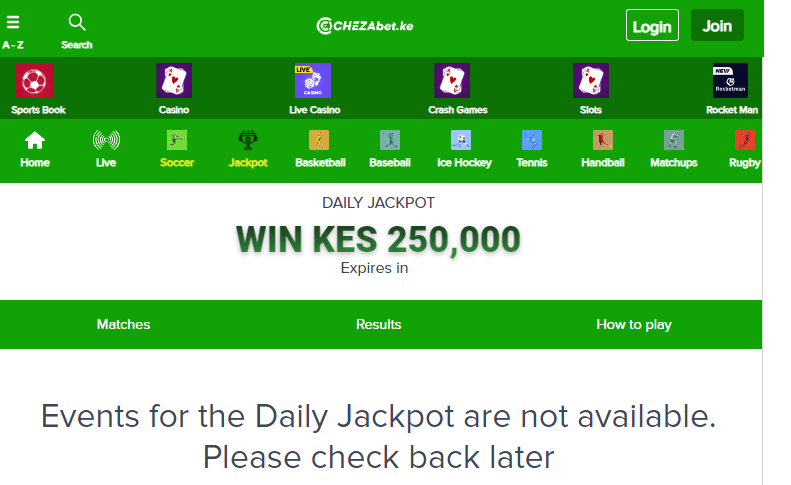 Chezabet Kenya Account & App Registration and Login. Chezabet Kenya has an exciting daily jackpot where you can win a KES 250,000 cash prize in one swoop.