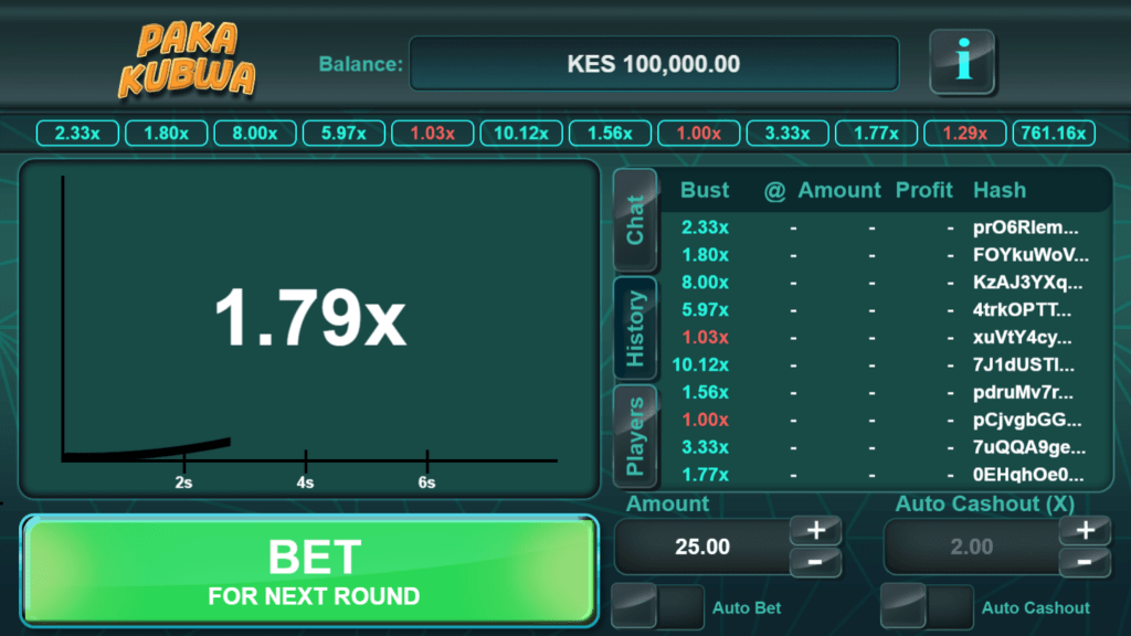 Pakakubwa Kenya Account & App Registration and Login. Pakakubwa Kenya is a crash game operated by Betgr8 Kenya bookmaker.