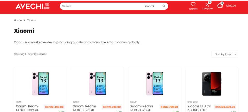 5 Best Online Phone Shops in Kenya. Avechi sells the latest smartphones in the Kenyan market at pocket-friendly rates.