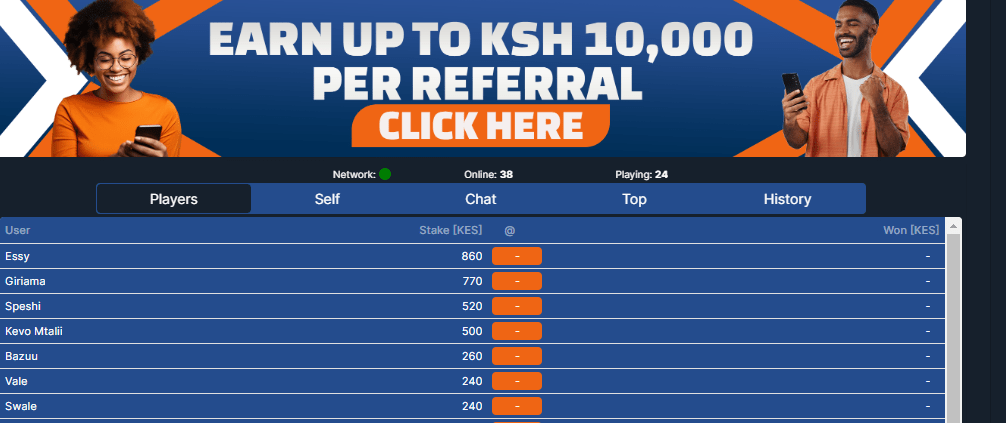 Cheza Crash Kenya Account & App Registration and Login. The Cheza Crash Kenya affiliate program allows you to earn up to KES 10,000 per referral.