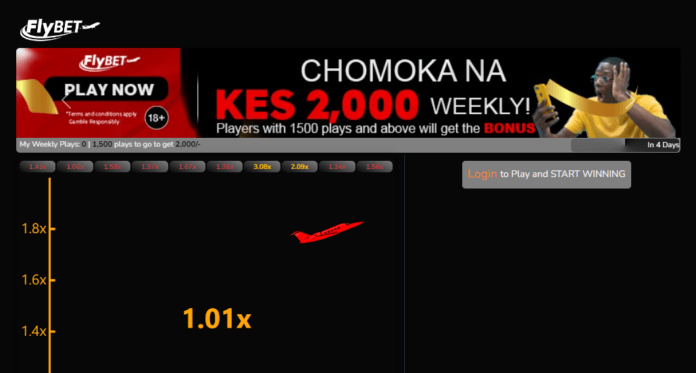 Flybet Kenya Account & App Registration and Login. Flybet Kenya has a weekly loyalty bonus where top players are awarded KES 2,000 every week.