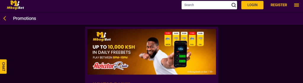 Mbogibet Aviator Kenya Account Registration and Login. Mbogibet Aviator Kenya awards KES 10,000 worth of free bets daily through the "Free Bets Rain" bonus. Picture/Courtesy