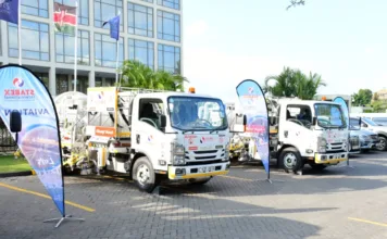 Stabex Introduces Airplane Fueling Trucks After Fuel System Problem at JKIA A fleet of new airplane fueling vehicles by Stabex International. Picture/X