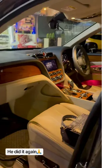 Milicent Omanga's Luxurious Car Collection Sparks Outrage on Social Media. The interior design of Millicent Omanga's new Bentley. Picture/Instagram 