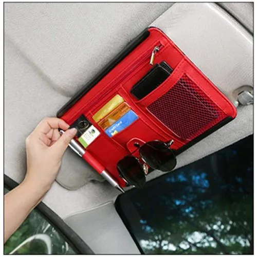 10 Cool Car Accessories to Keep You Organized on the . Car Visor Organizer. Picture/Jumia