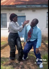 Viral Mapangale Dance Faces Backlash Over Violent Undertones. Content creators Crazy Kennar and Mjaka Mfine on the Mapangale challenge. Picture/X