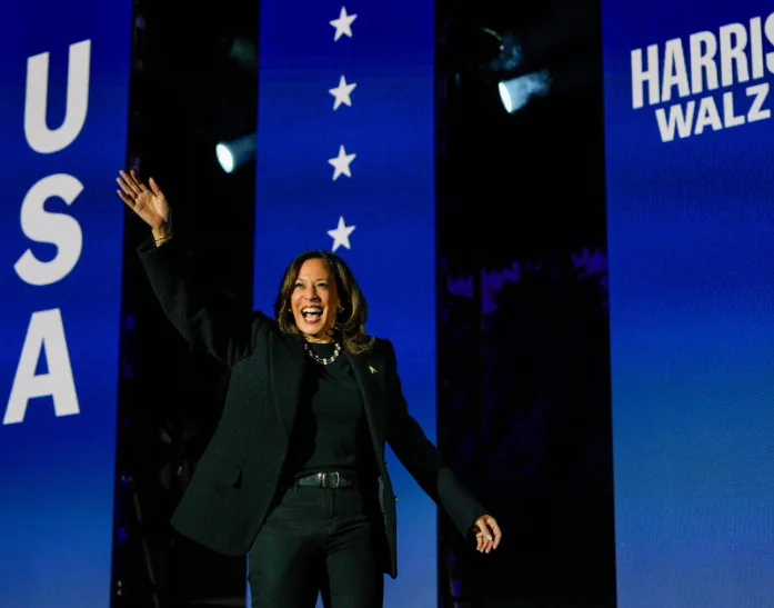 Cardi B Reacts to US Election, Says She's Proud of Kamala Harris. Democratic Party's 2024 presidential nominee Vice President Kamala Harris. Picture/X